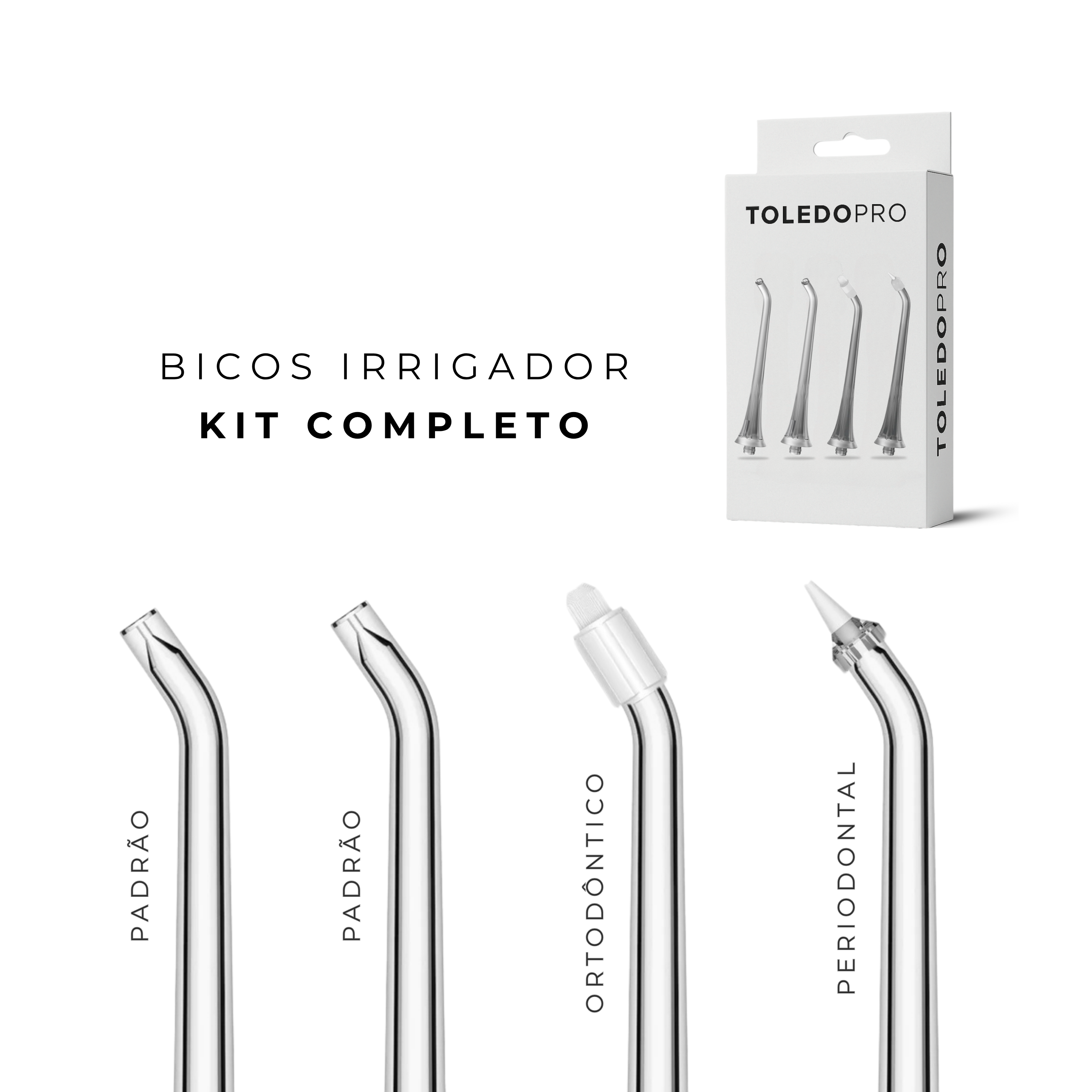 Bicos Irrigador - Kit 4 Ponteiras